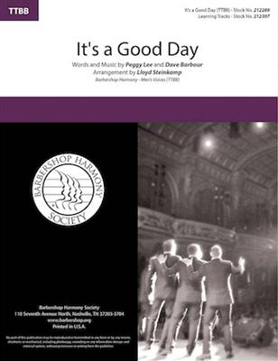 Peggy Lee: It's a Good Day: (Arr. Lloyd Steinkamp): Lower Voices A Cappella