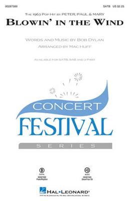 Blowin' in the Wind: (Arr. Mac Huff): Mixed Choir And Accomp.