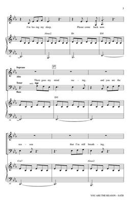 Calum Scott: You Are the Reason: (Arr. Mac Huff): Mixed Choir And Accomp.