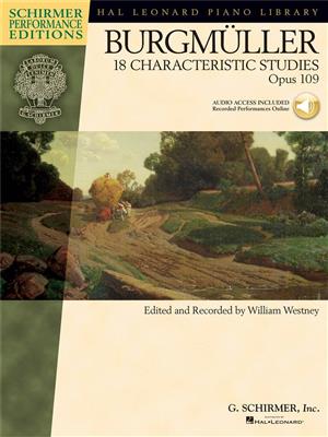 William Westney: 18 Characteristic Studies, Op. 109: Piano And Accomp.