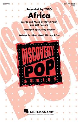 David Paich: Africa: (Arr. Audrey Snyder): Upper Voices And Accomp.