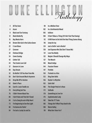 Duke Ellington Anthology: Piano, Vocal And Guitar