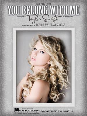Taylor Swift: You Belong with Me: Piano, Vocal And Guitar