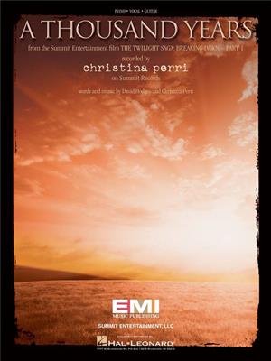 Christina Perri: A Thousand Years: Piano, Vocal And Guitar
