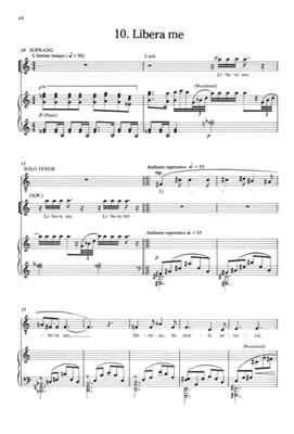 Andrew Lloyd Webber: Requiem: Mixed Choir And Accomp.