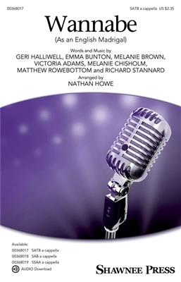 Wannabe (As an English Madrigal): Mixed Choir A Cappella
