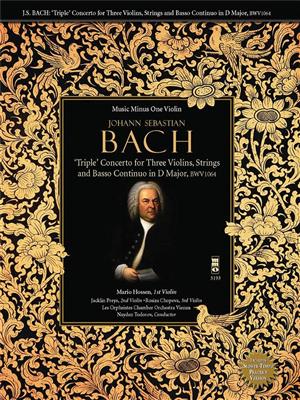 Johann Sebastian Bach: Triple Concerto for Three Violins in C Major,: Violin Ensemble