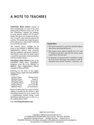 ChordTime Piano Classics Level 2B