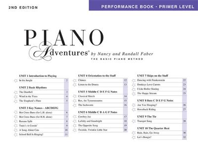 Piano Adventures Performance Book Primer Level