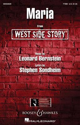Leonard Bernstein: Maria: (Arr. William Stickles): Lower Voices And Piano/Organ