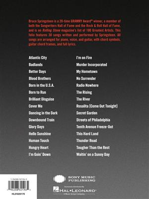 Bruce Springsteen: Bruce Springsteen Sheet Music Collection: Piano, Vocal And Guitar