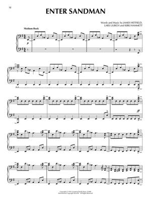 Metallica: Metallica for Piano Solo: Piano Solo