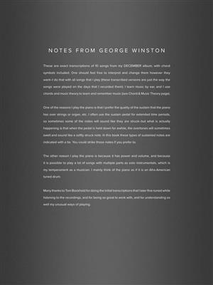 George Winston - December: Piano Solo