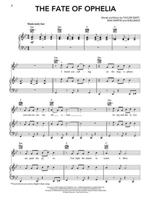 Taylor Swift: Taylor Swift - The Life of a Showgirl: Piano, Vocal And Guitar