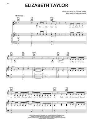 Taylor Swift: Taylor Swift - The Life of a Showgirl: Piano, Vocal And Guitar