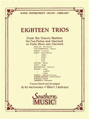 18 Trios (Complete) from Classic Master: (Arr. Albert Andraud): Woodwind Ensemble