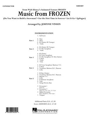 Kristen Anderson-Lopez: Music from Frozen: (Arr. Johnnie Vinson): Flexible Band
