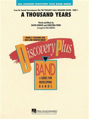 Christina Perri: A Thousand Years: (Arr. Paul Murtha): Concert Band