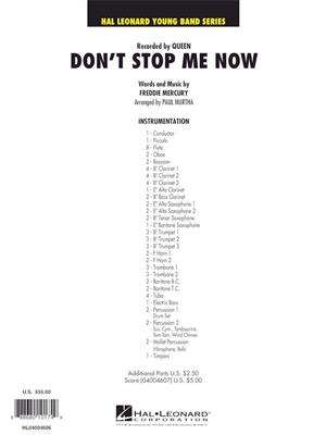 Freddie Mercury: Don't Stop Me Now: Concert Band