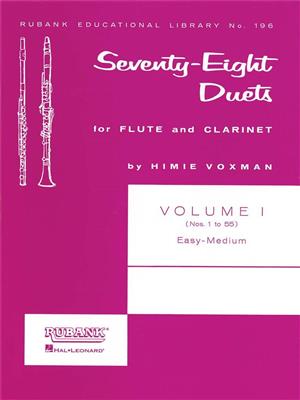 78 Duets for Flute and Clarinet Vol. 1: Flute Solo