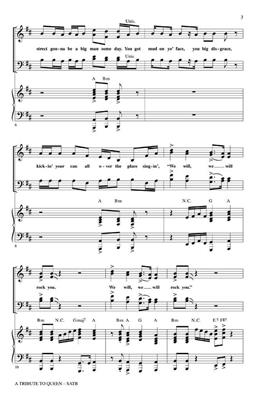 Queen: A Tribute to Queen (Medley): Mixed Choir And Piano/Organ