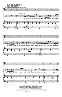 Alain Boublil: Les Misérables (Choral Medley): (Arr. Ed Lojeski): Mixed Choir And Accomp.