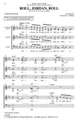 Roll, Jordan, Roll: (Arr. Stacey V. Gibbs): Mixed Choir And Accomp.
