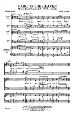 Sir William Henry Harris: Faire Is The Heaven: Mixed Choir And Accomp.