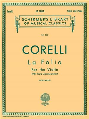 Arcangelo Corelli: La Folia Variations Op.5 No.12: Violin And Accomp.
