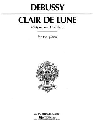 Claude Debussy: Clair de Lune: Piano Solo