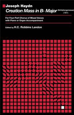 Franz Joseph Haydn: Mass in B-Flat (Schoepfungsmesse): (Arr. H. C. Robbins Landon): Mixed Choir And Accomp.