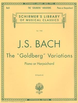 Johann Sebastian Bach: Bach: Goldberg Variations: Piano Solo