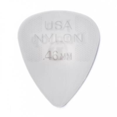 Nylon Standard White Pick 0.46mm Single Pick
