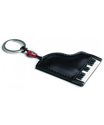 Piano Leather Keyring