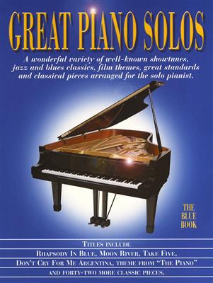 Great Piano Solos - The Blue Book: Piano Solo