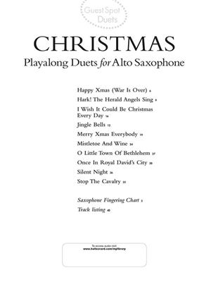 Guest Spot: Christmas Playalong Duets: Alto Saxophone