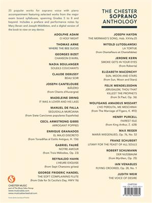 Joseph Middleton: The Chester Vocal Anthology: Soprano: Vocal And Piano