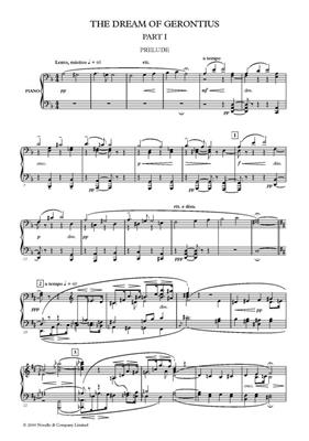 Edward Elgar: The Dream Of Gerontius Op.38: Mixed Choir And Piano/Organ