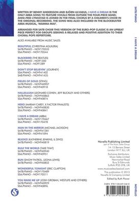 Benny Andersson: I Have A Dream: (Arr. Quentin Thomas): Mixed Choir And Accomp.