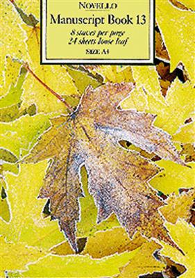 Novello Manuscript Book 13 A4 - Loose Leaf: 