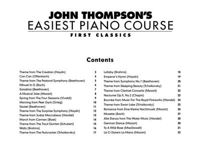 John Thompson's Piano Course: First Classics