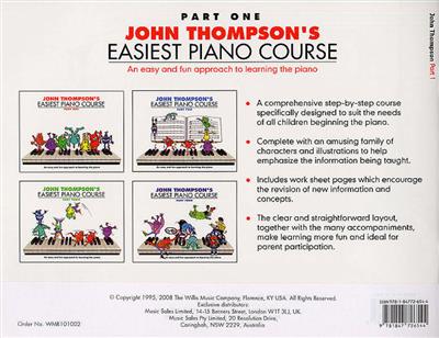 John Thompson's Easiest Piano Course 1 & Audio