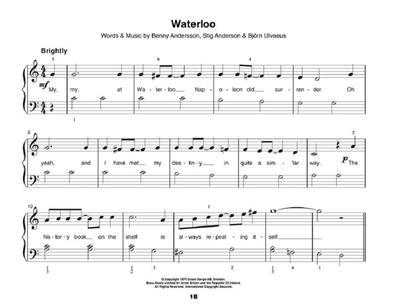 Thompson's Easiest Piano Course First Abba Hits