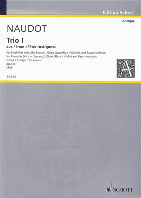 Naudot: Trio 1 C Opus 8: Recorder Ensemble