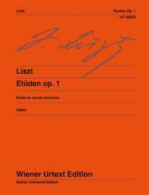 Franz Liszt: 12 Studies Study And 12 Exercises Op. 1: Piano Solo