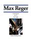 Max Reger: 12 Stucke Opus 59: Organ