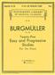 Friedrich Burgmüller: Twenty-Five Easy and Progressive Studies Op. 100: Piano Solo