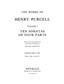 Henry Purcell: Purcell Society Volume 7: String Ensemble