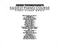 John Thompson's Piano Course: First Piano Duets